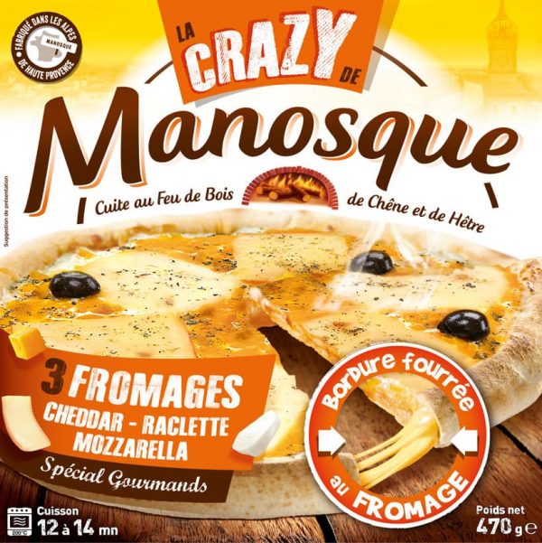 pizza bords fourrés crazy fromage