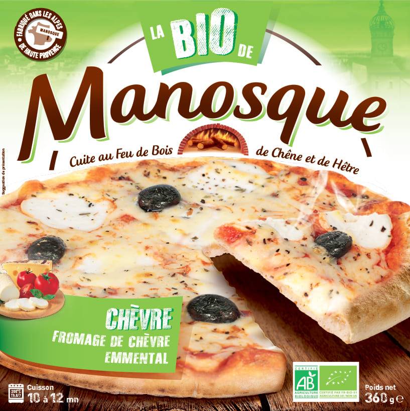 pizza bio chevre
