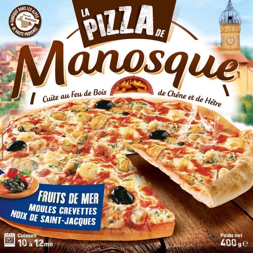 pizza traditionnelle fruits de mer