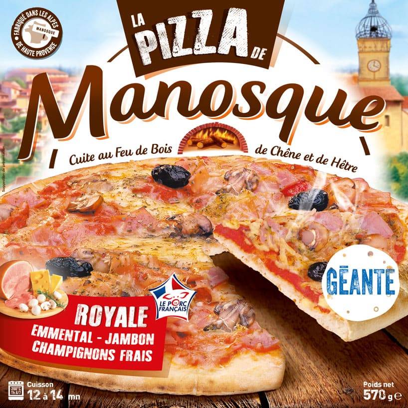 pizza géante royale