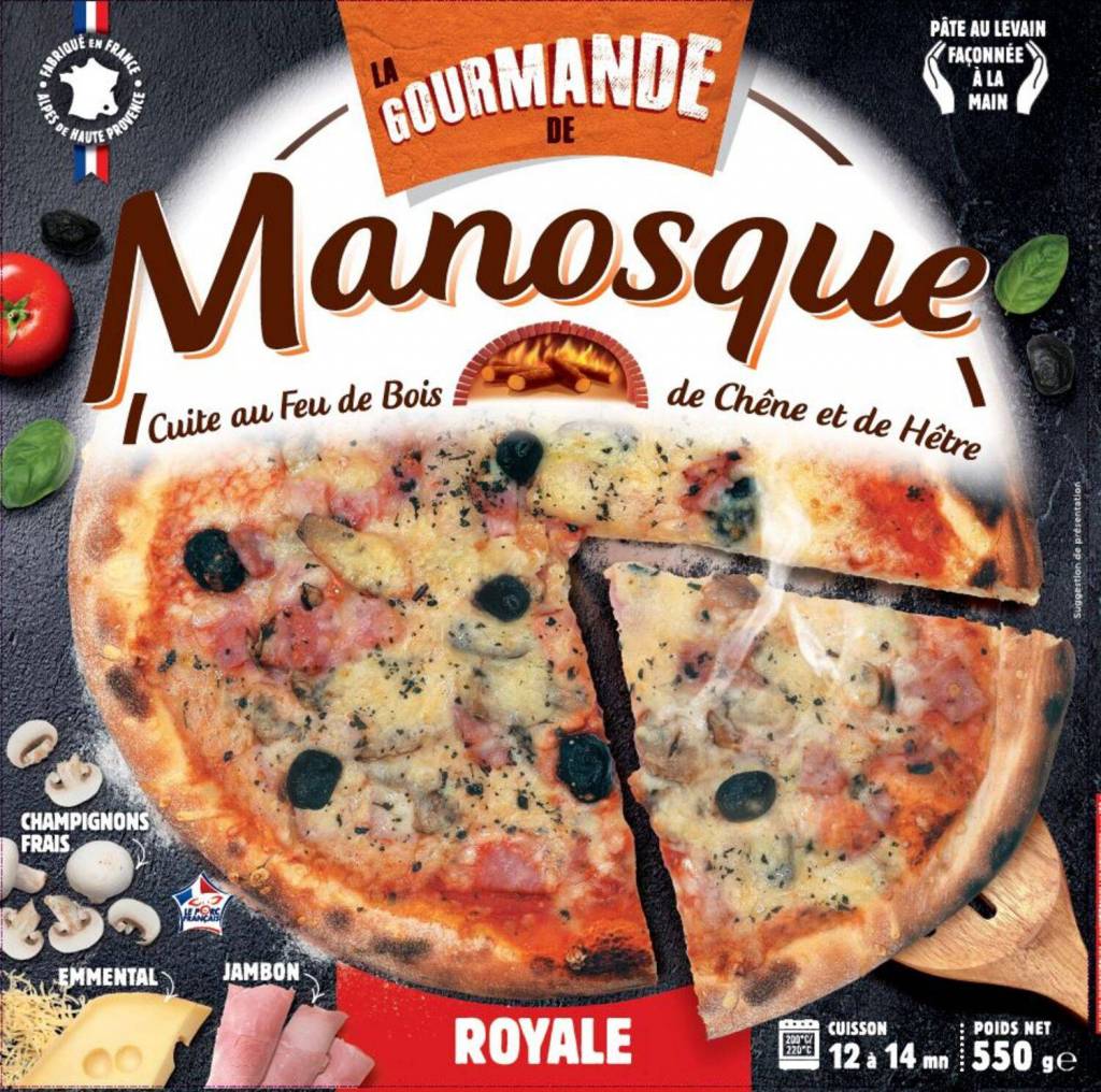 Pizza de Manosque Gamme Pizza Gourmande Royale